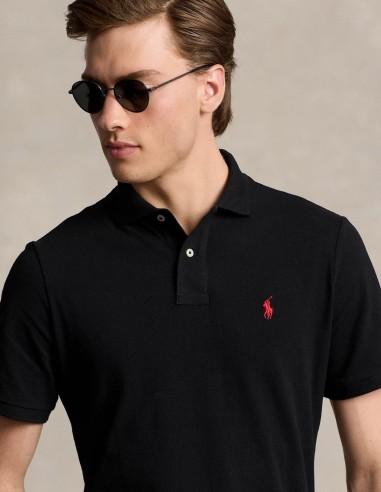 CUSTOM SLIM FIT MESH POLO SHIRT