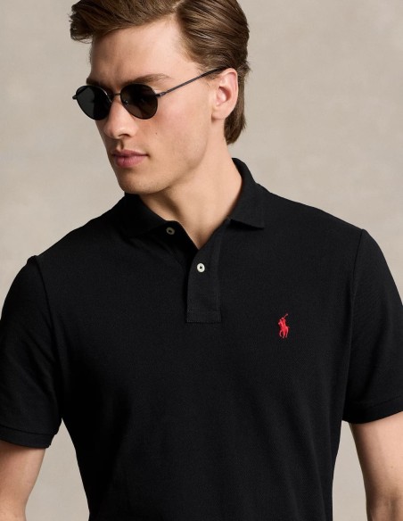 CUSTOM SLIM FIT MESH POLO SHIRT