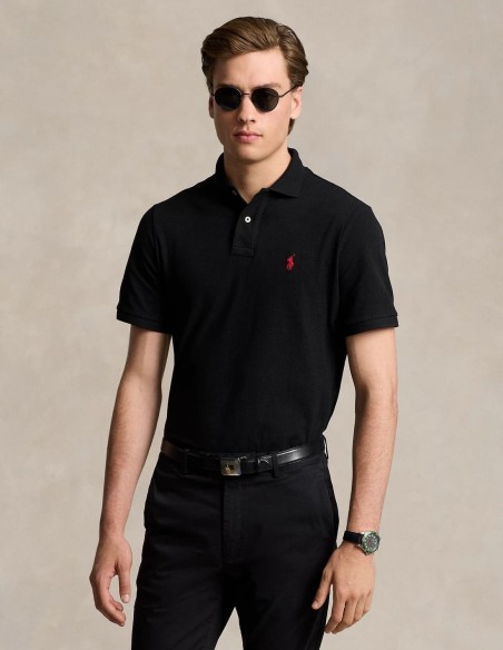 CUSTOM SLIM FIT MESH POLO SHIRT