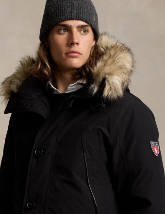 FAUX-FUR-TRIM DOWN HOODED COAT 2