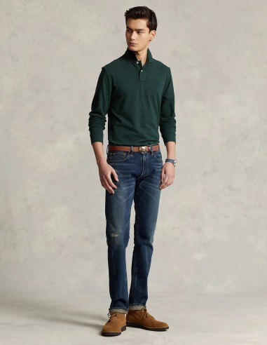 ΜΠΛΟΥΖΑ POLO MESH CUSTOM SLIM FIT