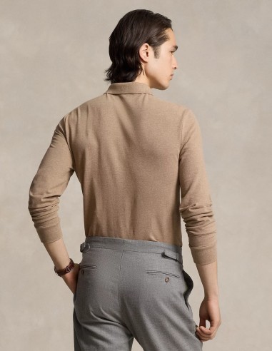 CUSTOM SLIM FIT MESH POLO SHIRT