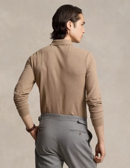 CUSTOM SLIM FIT MESH POLO SHIRT
