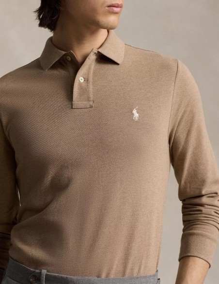 CUSTOM SLIM FIT MESH POLO SHIRT