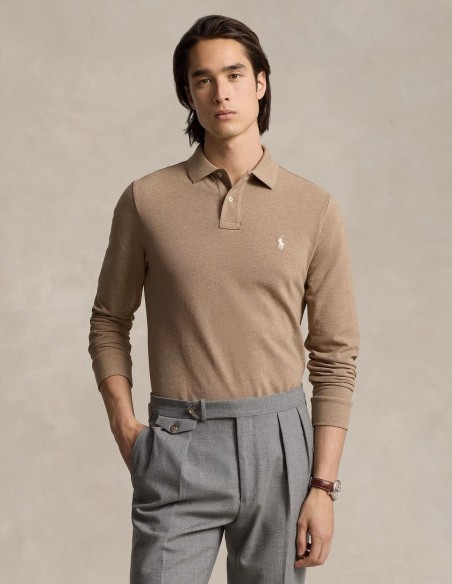 CUSTOM SLIM FIT MESH POLO SHIRT