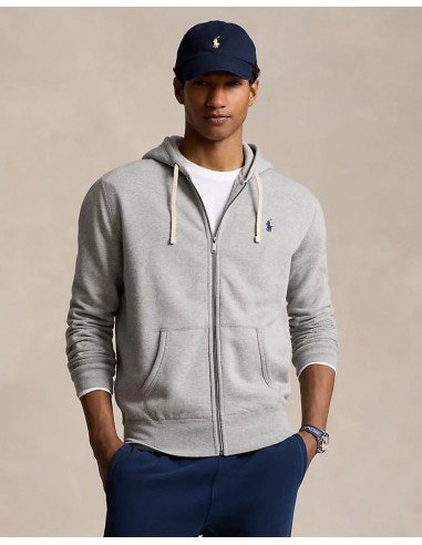 Polo fleece zip up hoodie sale