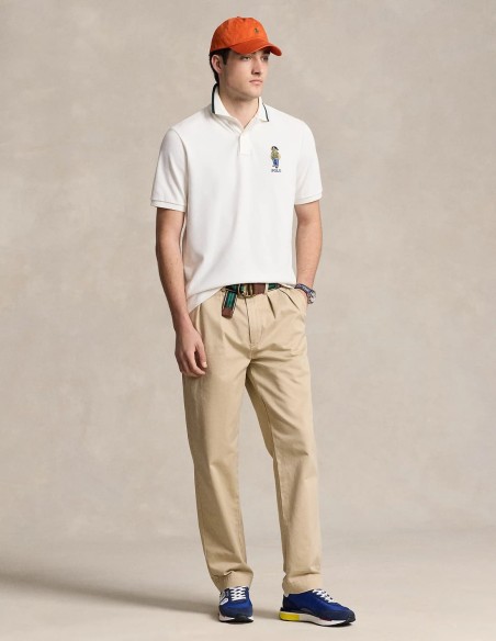 CLASSIC FIT POLO BEAR MESH POLO SHIRT