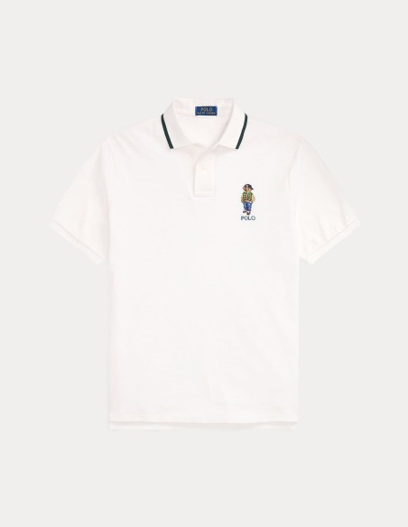 CLASSIC FIT POLO BEAR MESH POLO SHIRT