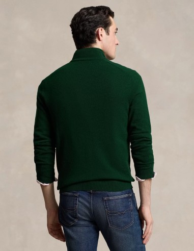 WOOL QUARTER-ZIP SWEATER