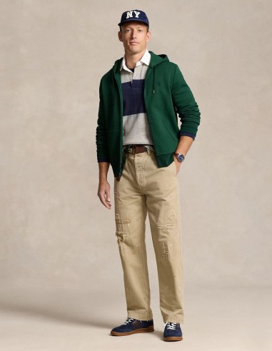 DOUBLE-KNIT FULL ZIP HOODIE