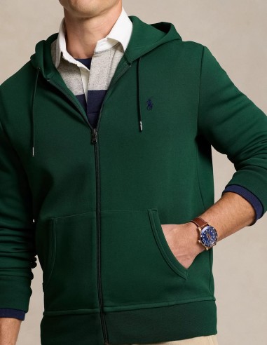 DOUBLE-KNIT FULL ZIP HOODIE