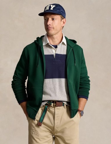 DOUBLE-KNIT FULL ZIP HOODIE