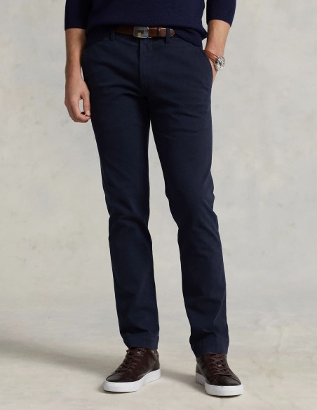 STRETCH SLIM FIT TEXTURED CHINO TROUSER