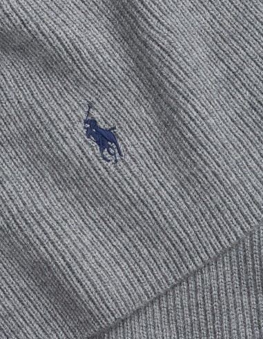 SIGNATURE PONY WOOL SCARF