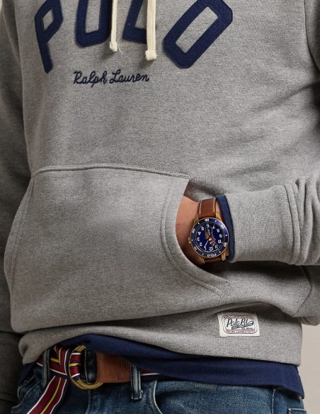 THE RL FLEECE LOGO HOODIE