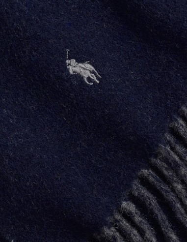 REVERSIBLE WOOL-BLEND SCARF