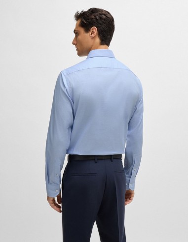 REGULAR FIT EASY IRON PEPITA STRETCH...