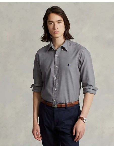 CUSTOM FIT GARMENT-DYED OXFORD SHIRT