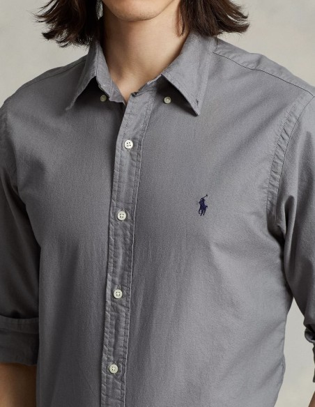 CUSTOM FIT GARMENT-DYED OXFORD SHIRT