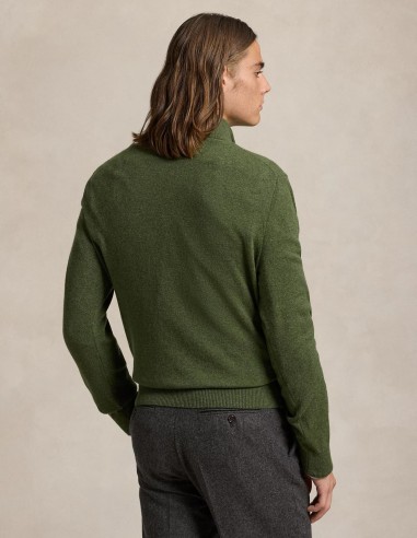 WOOL QUARTER-ZIP SWEATER