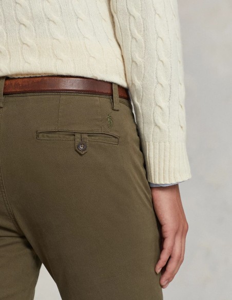 STRETCH SLIM FIT TEXTURED CHINO TROUSER