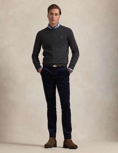 SLIM FIT WASHABLE WOOL CREWNECK JUMPER