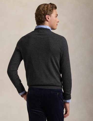SLIM FIT WASHABLE WOOL CREWNECK JUMPER