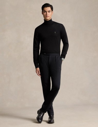 WASHABLE WOOL ROLLNECK SWEATER
