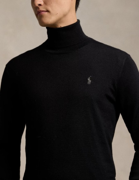 WASHABLE WOOL ROLLNECK JUMPER