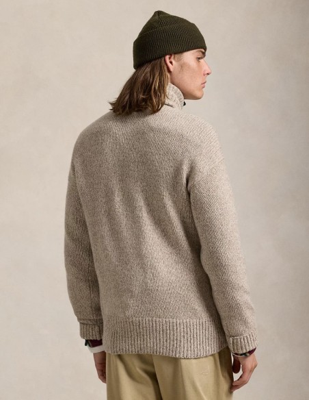 WOOL-BLEND TURTLENECK SWEATER