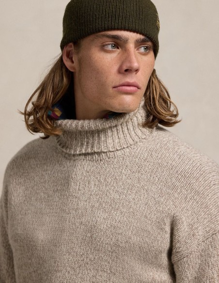 WOOL-BLEND TURTLENECK SWEATER