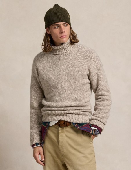 WOOL-BLEND TURTLENECK SWEATER