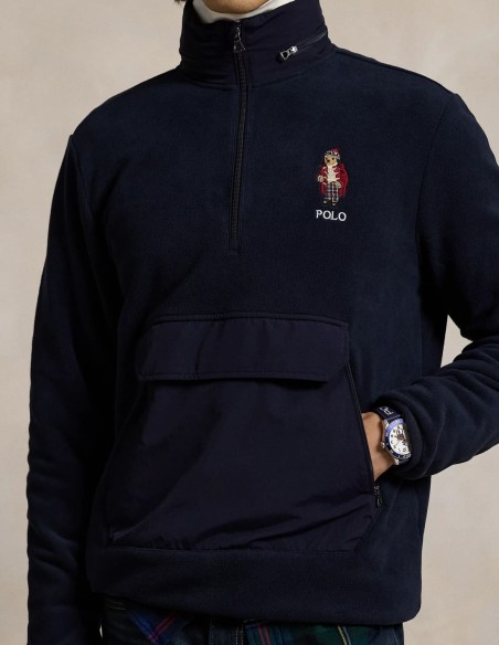 POLO BEAR FLEECE HYBRID HOODIE