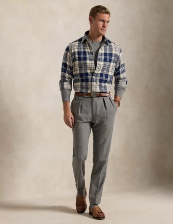 CUSTOM FIT PLAID BRUSHED... 2