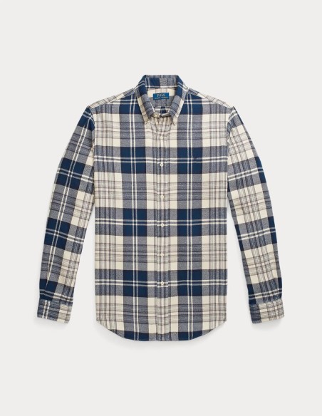 ΠΟΥΚΑΜΙΣΟ PLAID BRUSHED FLANNEL CUSTOM FIT