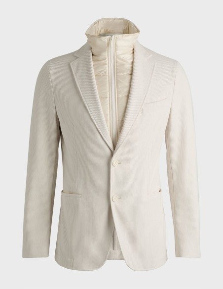 SLIM FIT JACKET IN STRETCH CORDUROY