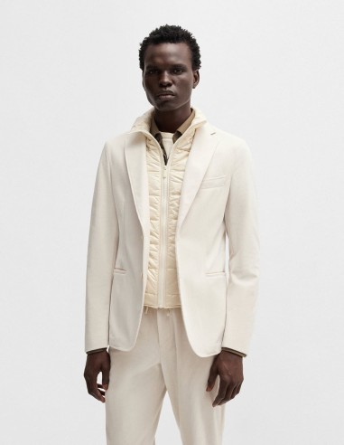 SLIM FIT JACKET IN STRETCH CORDUROY