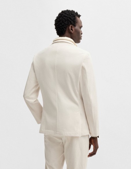 SLIM FIT JACKET IN STRETCH CORDUROY