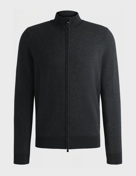 WOOL & COTTON SWEATER CARDIGAN