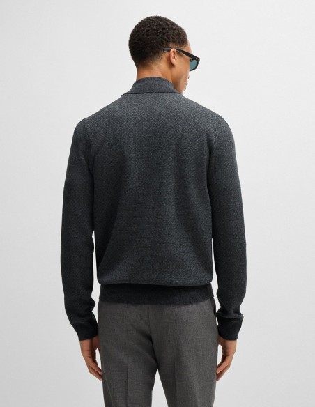 WOOL & COTTON SWEATER CARDIGAN