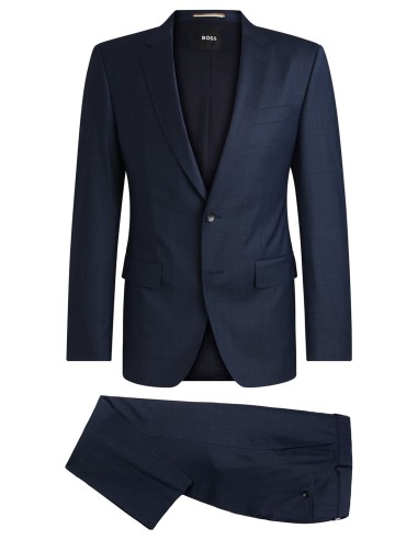 SLIM FIT SUIT IN MICRO-PATTERNED