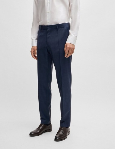 SLIM FIT SUIT IN MICRO-PATTERNED