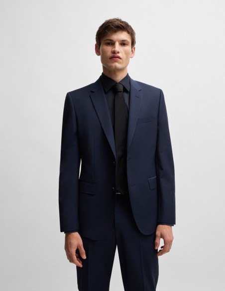 SLIM FIT SHIRT IN EASY IRON POPLIN