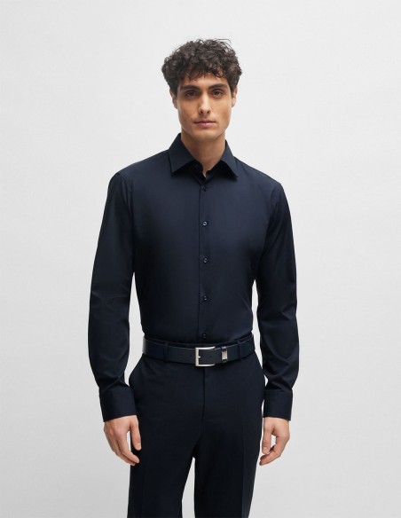 REGULAR FIT SHIRT IN EASY IRON POPLIN