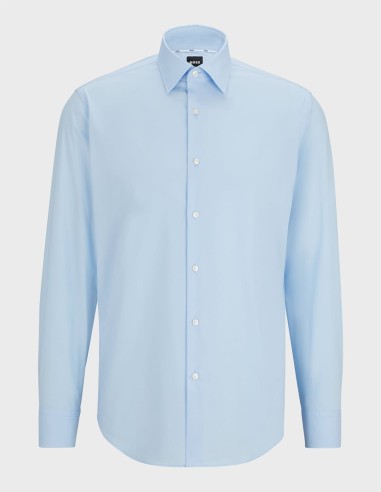 REGULAR FIT SHIRT IN EASY IRON POPLIN