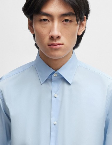 REGULAR FIT SHIRT IN EASY IRON POPLIN
