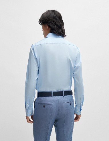 REGULAR FIT SHIRT IN EASY IRON POPLIN