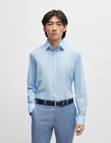 REGULAR FIT SHIRT IN EASY IRON POPLIN