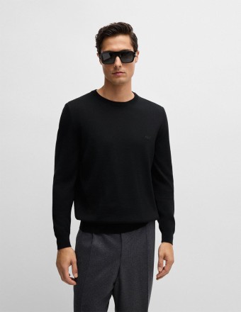 REGULAR FIT WOOL SWEATER...