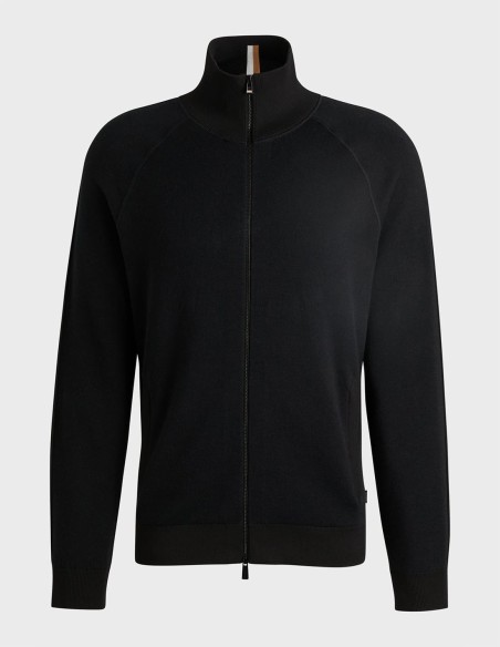 CARDIGAN IN COTTON & WOOL